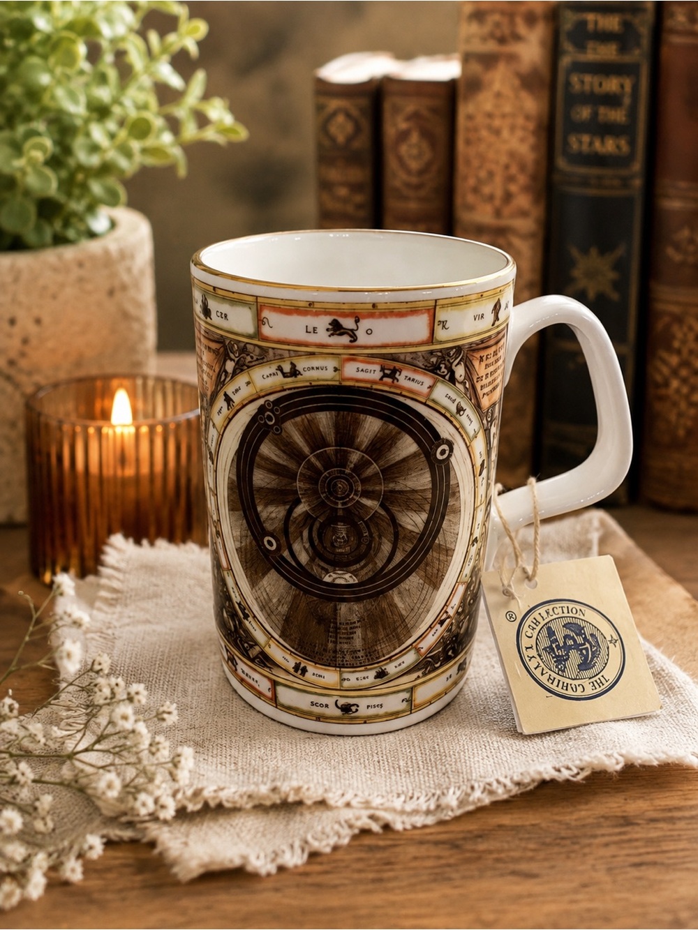 Vintage 1993 Crown Copyright Zodiac Astrology Mug The Cardinal Collection